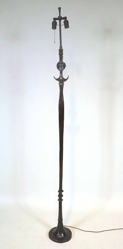 Alberto Giacometti Style Bronze Floor Lamp