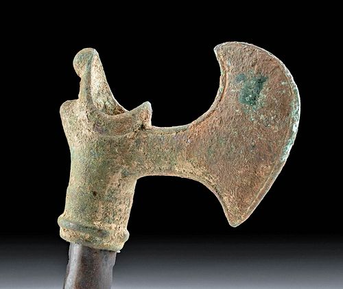 Ancient Near Eastern Elamite Bronze Axe Head