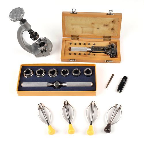 Grp: Vintage Watchmaker Tools sold at auction on 24th March | Revere  Auctions