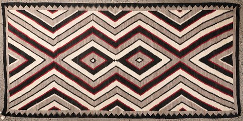 Navajo Blanket Double Medicine Man's Eye 5' x 11'