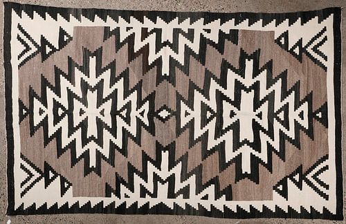 Two Grey Hills Navajo Blanket 5x10