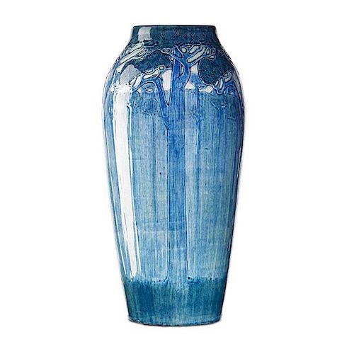 SADIE IRVINE;  NEWCOMB COLLEGE Tall early vase