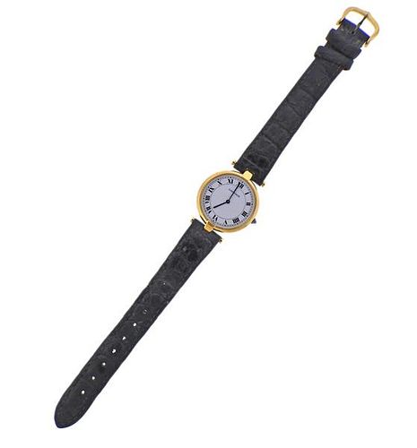 Cartier Paris 18k Gold Quartz Watch 