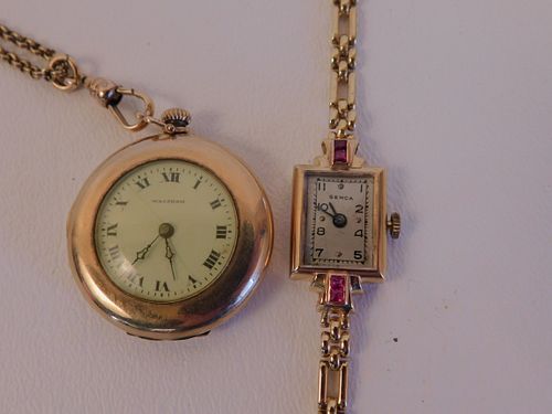 2 GOLD WATCHES 