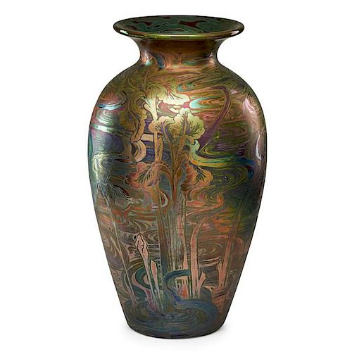JACQUES SICARD;  WELLER Massive floor vase