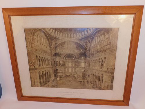LARGE FRAMED PHOTO OF MOSQUE 