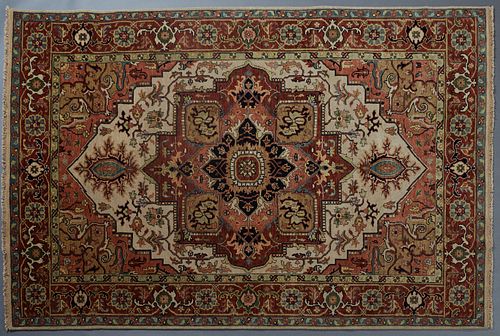 Agra Serapi Carpet, 6' 1 x 8' 10.