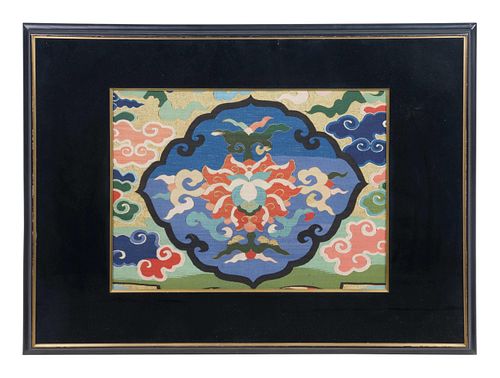 A KesiWoven Silk 'Lotus' Panel