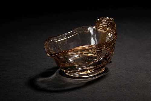 A Rock Crystal Libation Cup