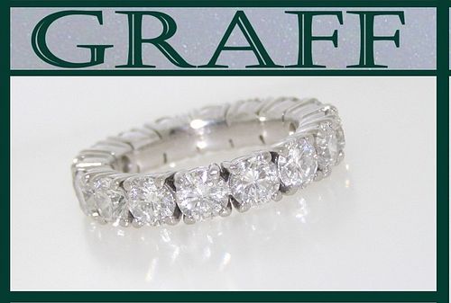 Graff Platinum Diamond Eternity Retail $40,000