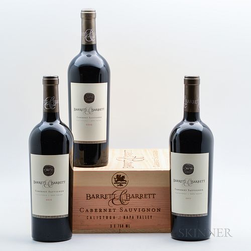 Barrett & Barrett Cabernet Sauvignon, 3 bottles (owc)