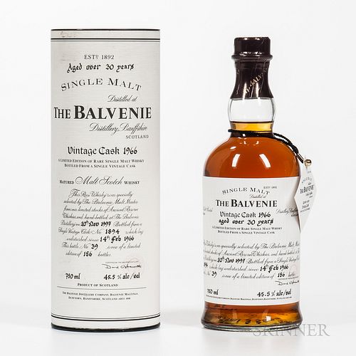 Balvenie 31 Years Old 1966, 1 750ml bottle (ot)