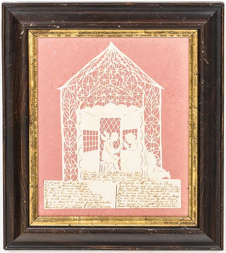 Framed Cutwork Paper Picture