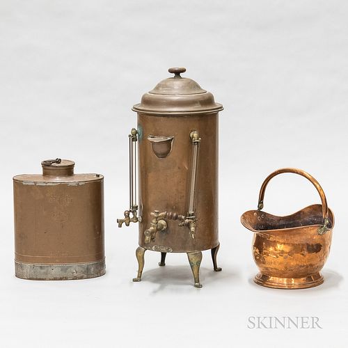 Three Copper Domestic Items