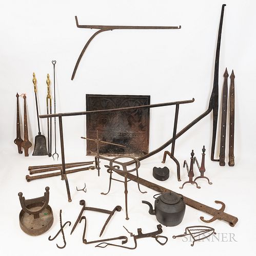 Group of Hearth and Other Cooking-related Items
