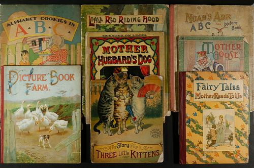 (8) EARLY LARGE FORMAT CHILDREN'S PICTURE BOOKS