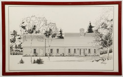 HOUSE INK DRAWING