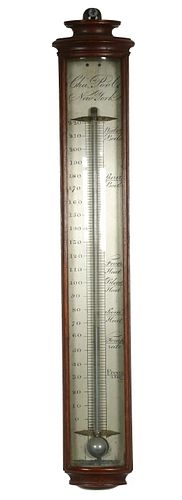 EARLY AMERICAN THERMOMETER BY CHARLES POOL