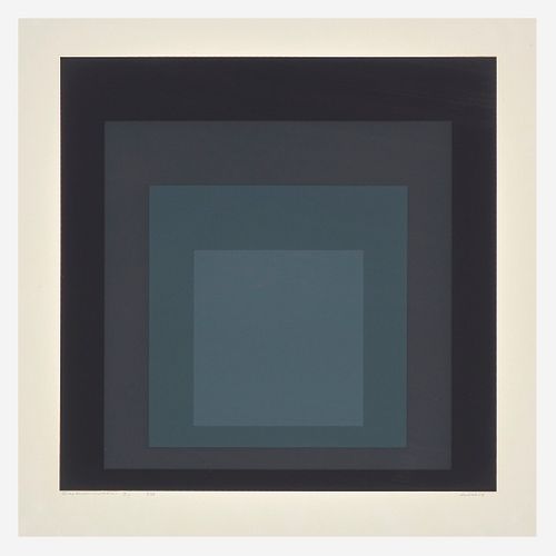 Josef Albers (American/German, 1888-1976), , Gray Instrumentation Ij