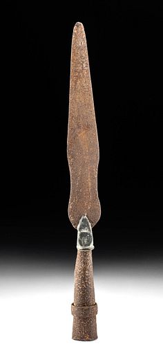 Chinese Ming Dynasty Iron Spear Head