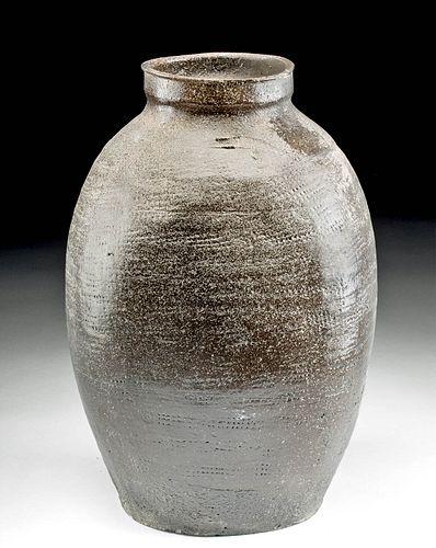 6th C. Korean Silla Dynasty Blackware Vessel