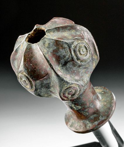 Stunning Central Asian Bronze Mace Head
