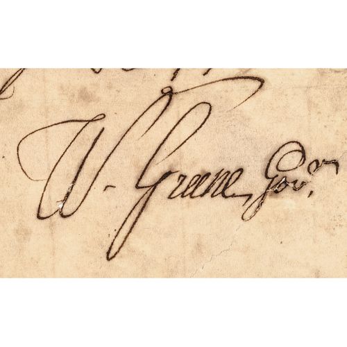 (WILLIAM ELLERY, JR.) 1757 Rhode Island Naval Appointment 