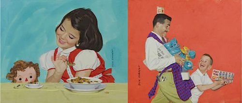 SARGENT, Richard. Two Post Cereal Advertisements.