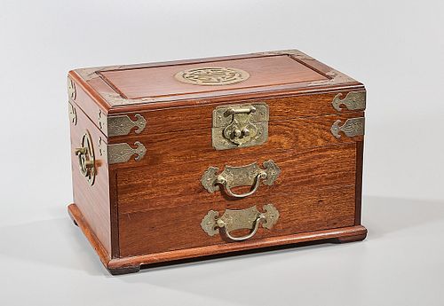 Chinese Wood Jewelry Chest