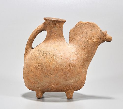 Ceramic Amlash Handled Askos in the Form of a Horse