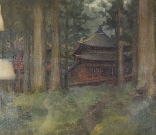 Oil on Canvas Japan Attr. to Margaret J Patterson