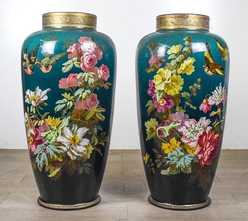 Pair of Porcelain Floor Vases