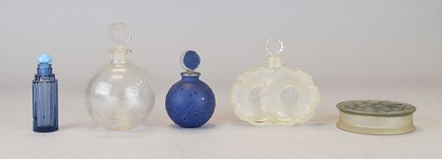 Grouping of Lalique Perfumes & Box
