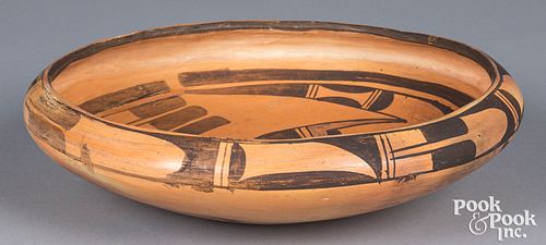 Hopi Indian polychrome shallow bowl
