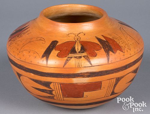 Hopi Indian Mark Tahbo polychrome pottery jar
