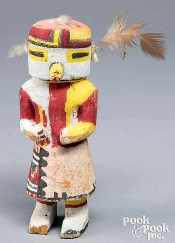 Painted wood Hopi Indian kachina doll
