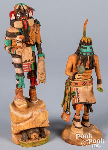 Two Davis Cook Hopi Indian kachina figures