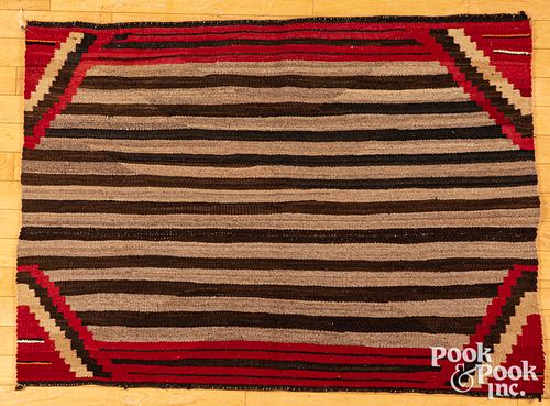 Navajo Indian modified Chief's blanket pattern rug