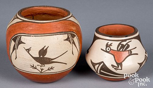Elizabeth Medina Zia Indian pottery olla etc