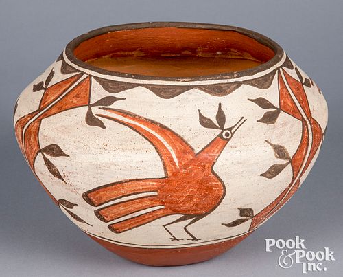 Large Kathy Pino Zia Pueblo Indian pottery olla