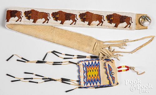 Native American Indian beaded belt