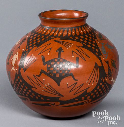 Native American Indian pottery jar