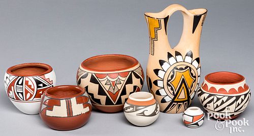 Contemporary Native American Indian pottery