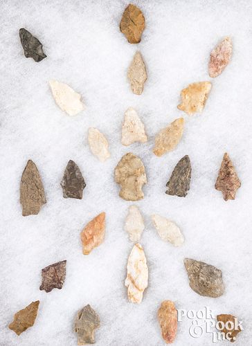 Group of flint and stone points