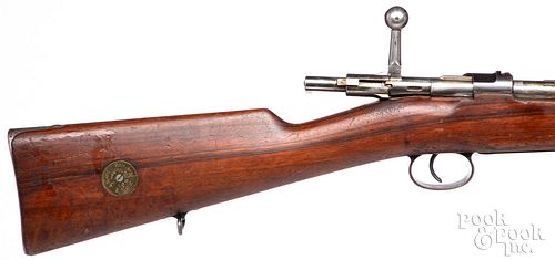 Swedish Carl Gustafs 1896 bolt action Mauser rifle