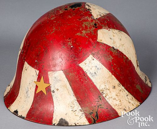 Japanese WWII rising sun helmet