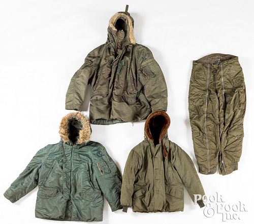 Two USAAF WWII type B9 parka