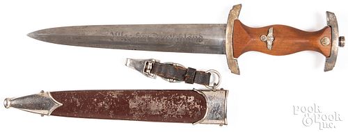 RZM German Nazi SA dagger and sheath