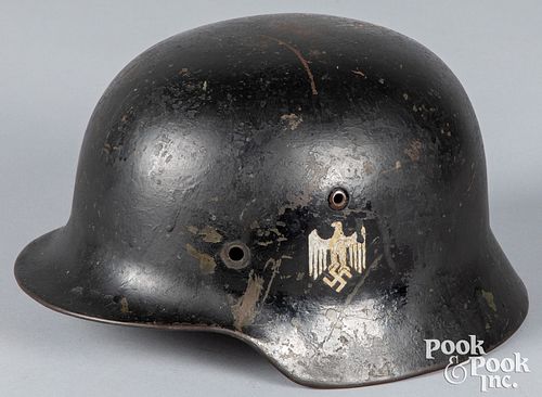 German WWII M40 Heer double decal helmet