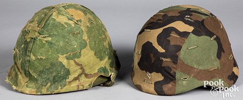 US Vietnam M1 helmet, fiber liner & camouflage